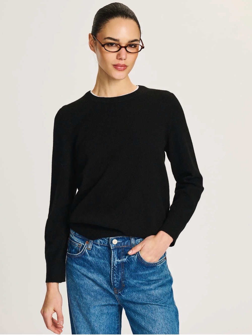 Naadam The Original Cashmere Sweater - Black
